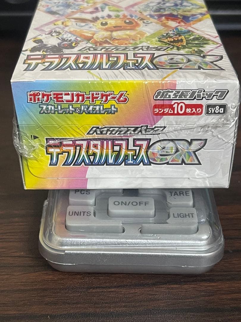 テラスタルフェスex 1BOX シュリンク付き 187.12g