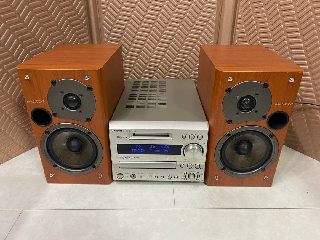 ONKYO CD・MD・ラジオコンポ　動作品