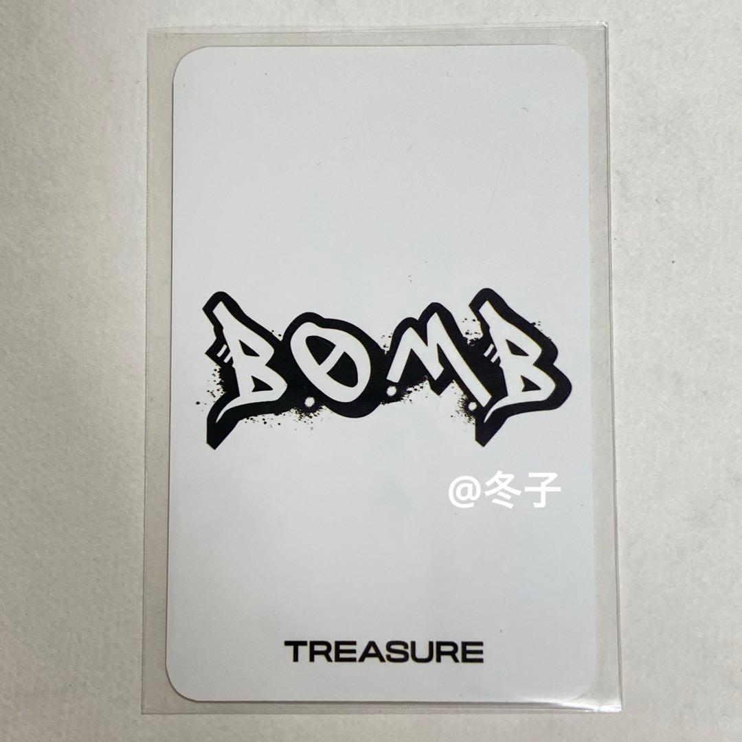 TREASURE ktown4u BOMB ヒョンソク　直筆サイン入りラキドロ
