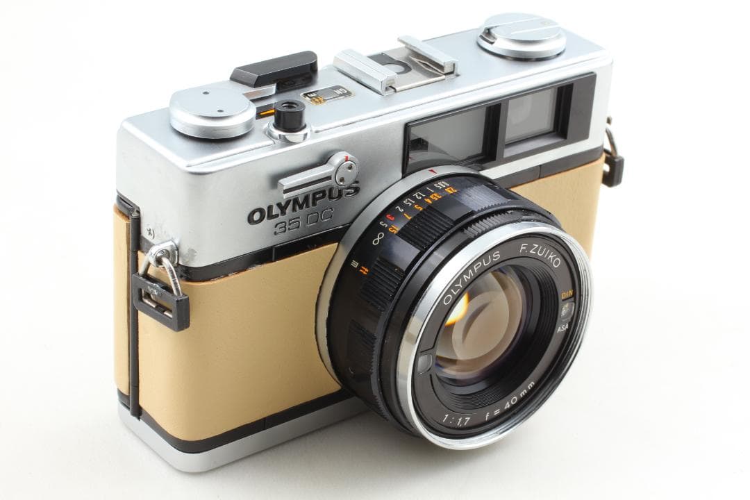 【整備済　美品】ベージュ　オリンパス 35 DC　露出計OK #1365