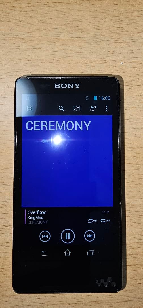 SONY WALKMAN NW-F887　64GB、ブラックです。