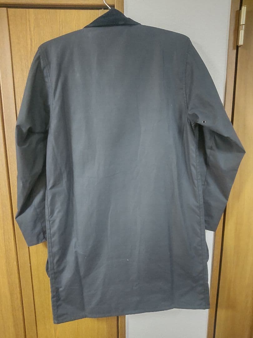 ジャケット・アウター Barbour BORDER WAX JACKET NAVY 34