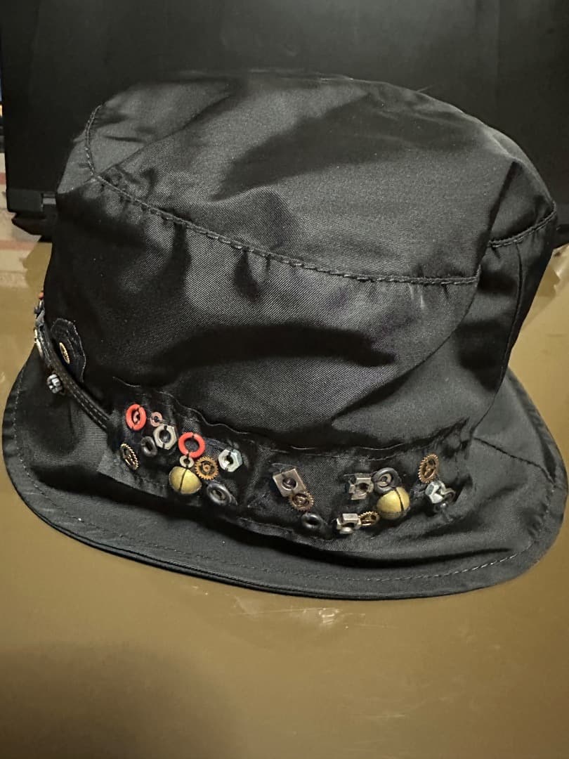 PRADAプラダ黒バケットハットバケハ廃材ロボットシリーズ新品未使用品