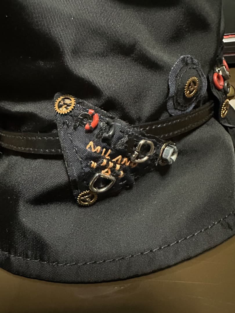 PRADAプラダ黒バケットハットバケハ廃材ロボットシリーズ新品未使用品