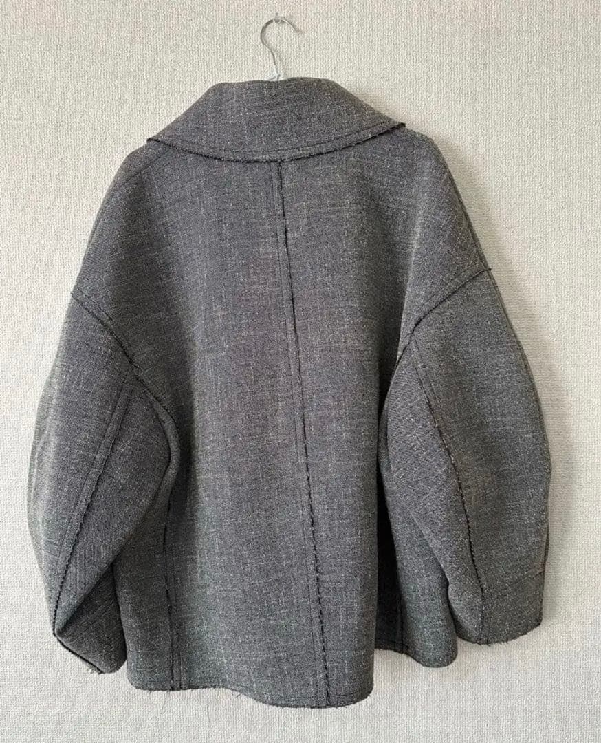 【美品】ADAM ET ROPE' ボンディングオーバージャケット グレー