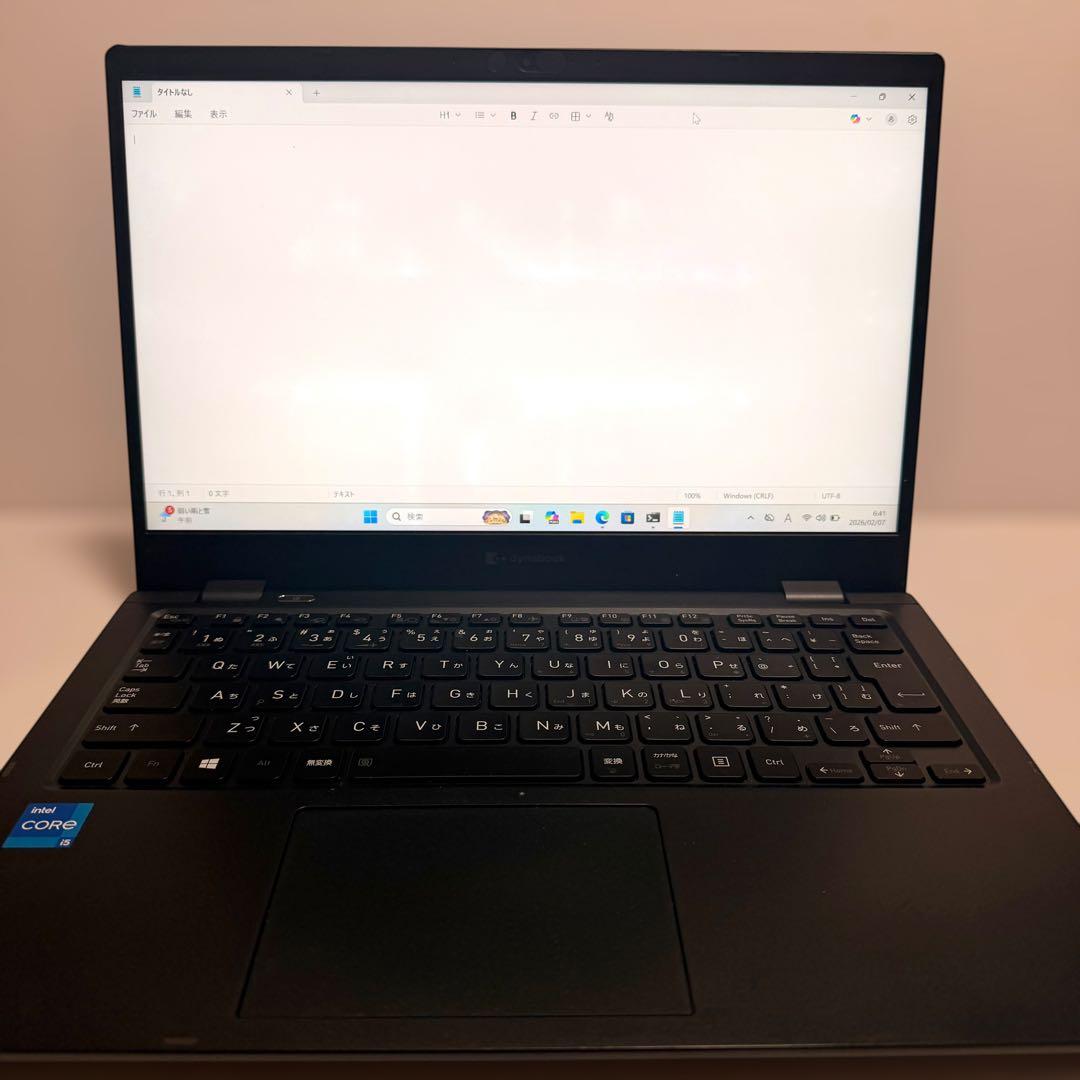 美品 dynabook G83/HS 2021年製 第11世代 バッテリー消耗少