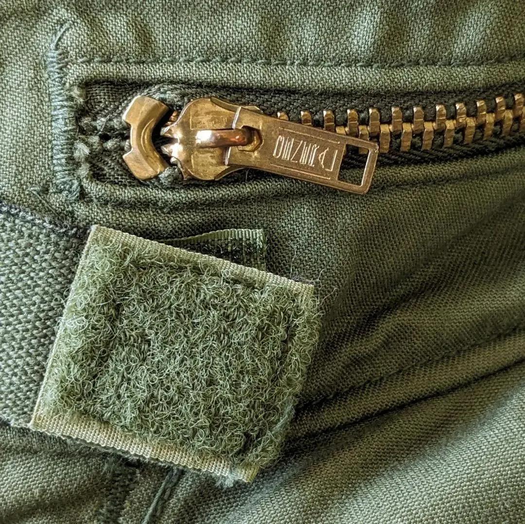 希少 72年製 米軍実物 M-65 2nd-3rd移行期 ブラスジップ S-R