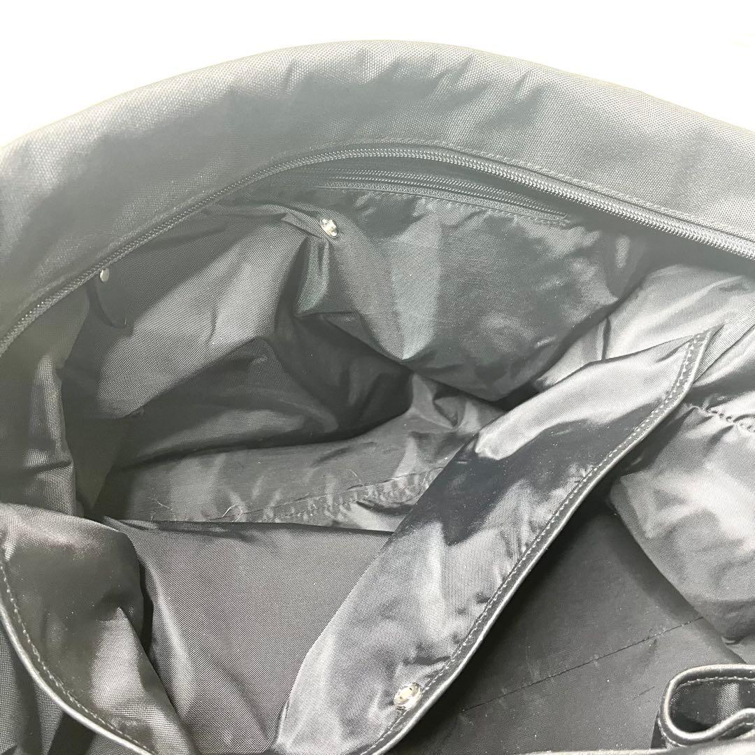 【美品】希少 ポロ ラルフローレン ボストンバッグ レザー×キャンバス ブラック