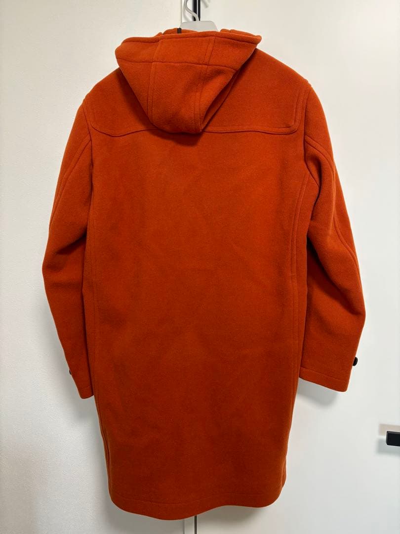 SHIPS オレンジ ダッフルコート フード付き