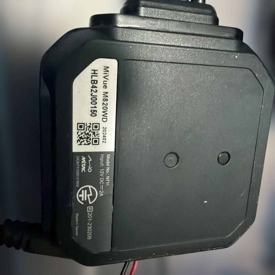 最新ドライブレコーダー デイトナ MiVue M820WD 超美品GPS駐車監視