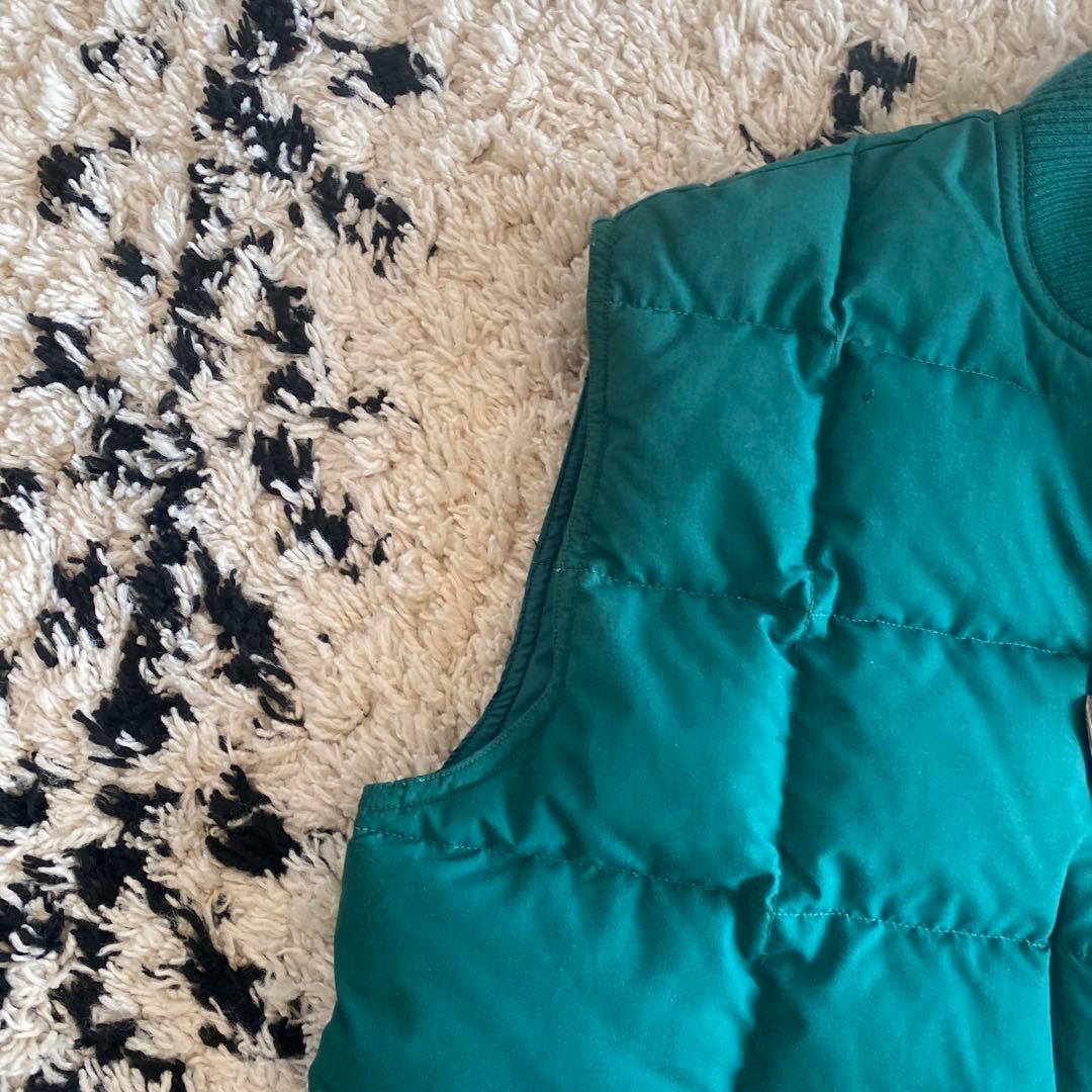 90s Eddie Bauer  downダウンベストS 黒タグ