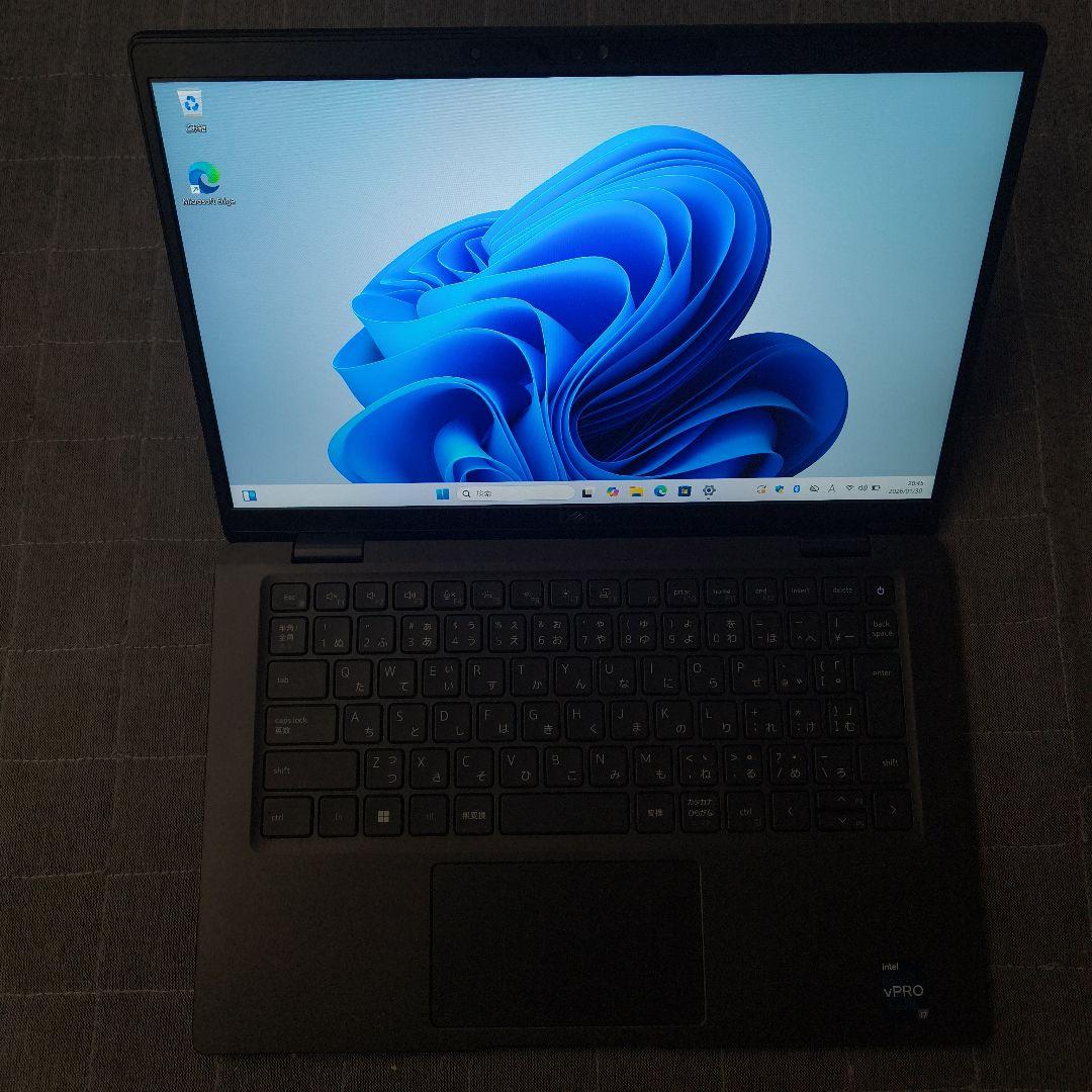 タッチ 美品 DELL 爆速 12世代i7 16GB 512GB 軽量薄型