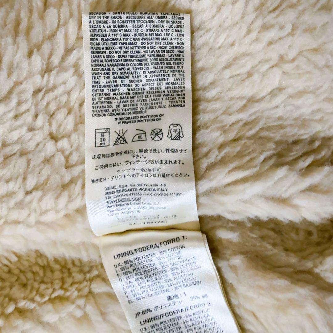 美品ꕥDIESEL INDUSTRY ディーゼル デニム ボアジャケット M