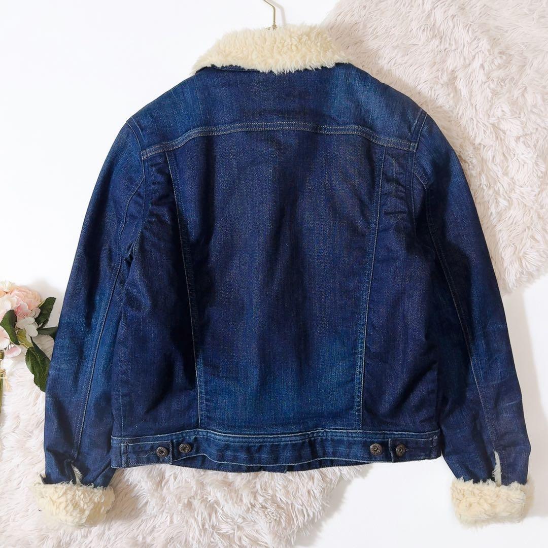 美品ꕥDIESEL INDUSTRY ディーゼル デニム ボアジャケット M