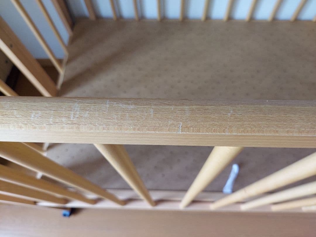 【ベビーベッド】日本製 石崎家具　スリーピー パル H-1 折り畳みベビーベッド