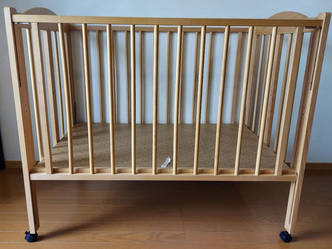 【ベビーベッド】日本製 石崎家具　スリーピー パル H-1 折り畳みベビーベッド