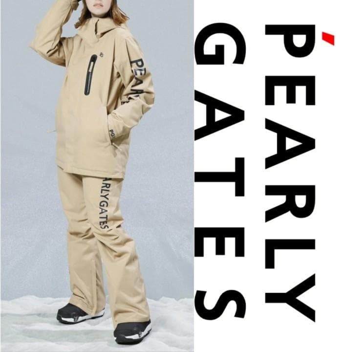 102,300円新品【パーリーゲイツ】スノーボードウェア上下セット 0(S-M)