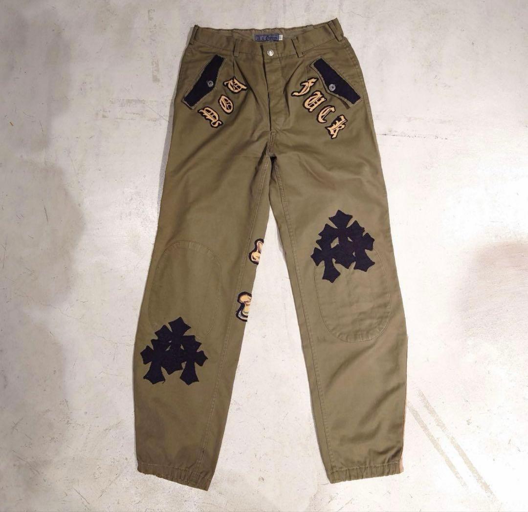 パンツ A&G CASHMERE PATCH MILITARY CARGO PANTS