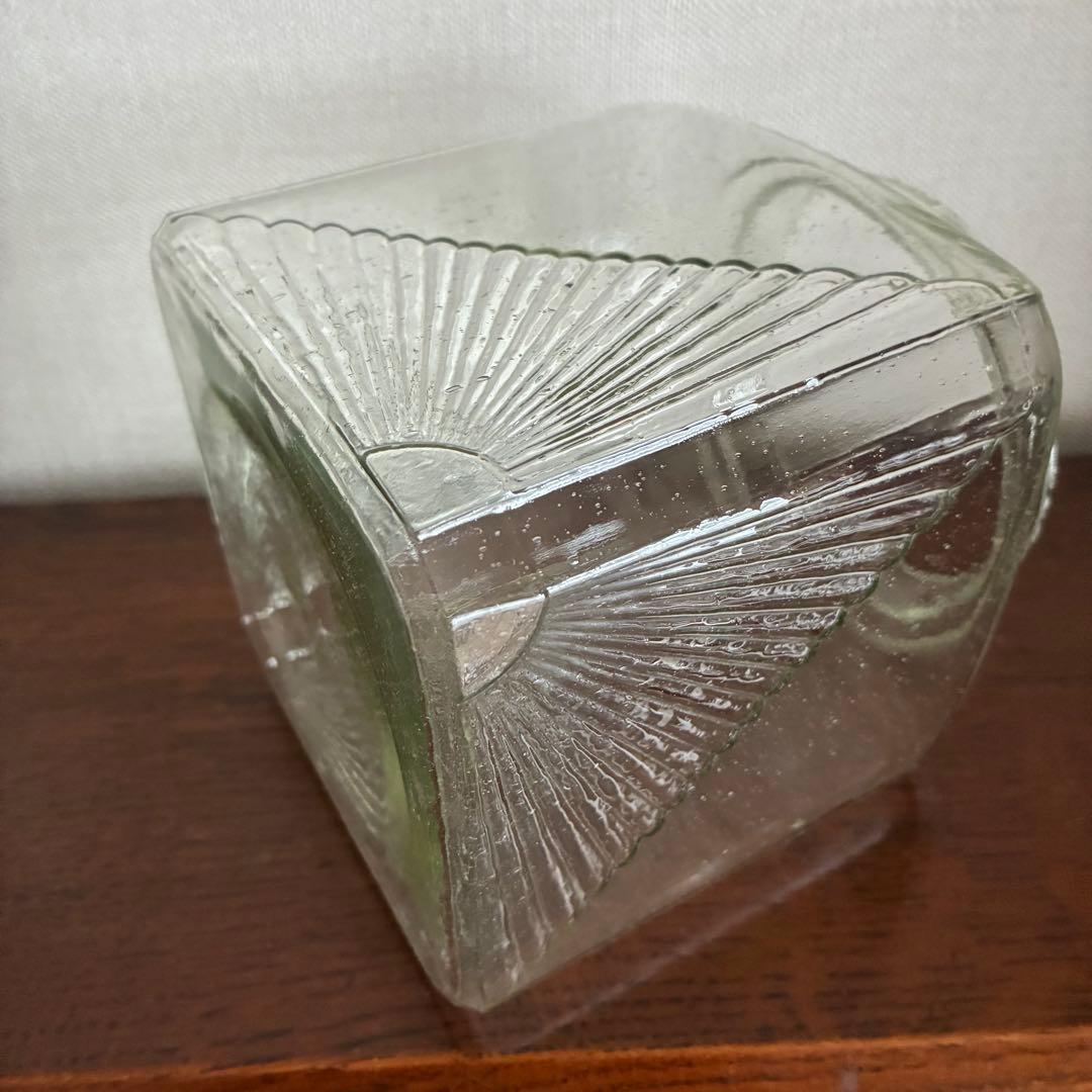 大正〜昭和初期　アールデコのあめや瓶　菓子瓶