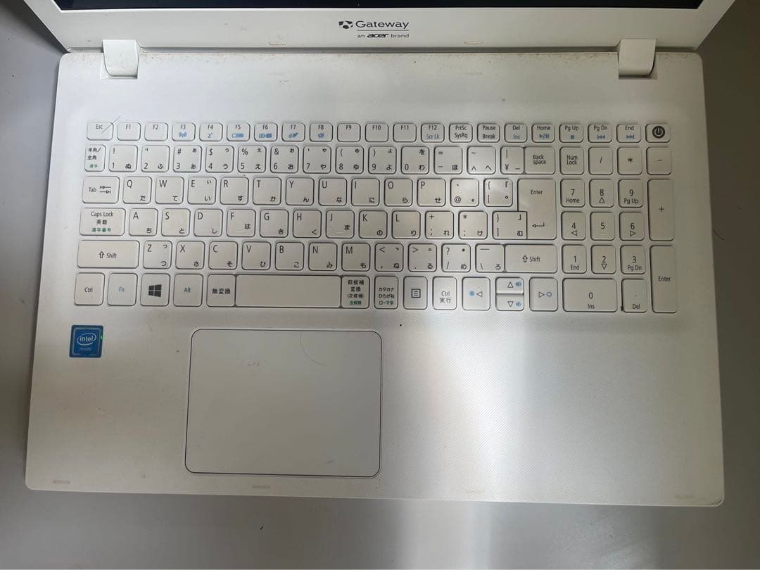 Gateway NE573-A14G/F ホワイトパソコンノ-ト