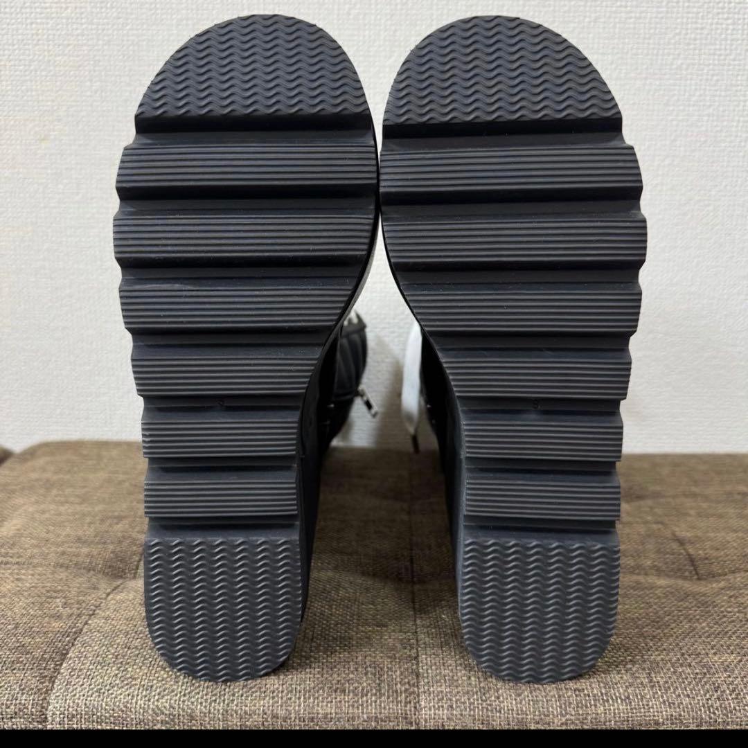 【新品】YELLO PERFORATION SHORT BOOTS 厚底 ブーツ