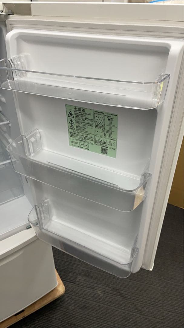 168L 2ドア最大容量 冷蔵庫 2023年式パナソニック　NR-B17HW-W