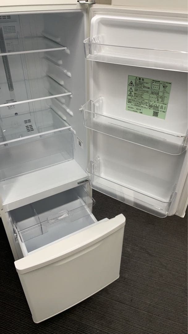 168L 2ドア最大容量 冷蔵庫 2023年式パナソニック　NR-B17HW-W