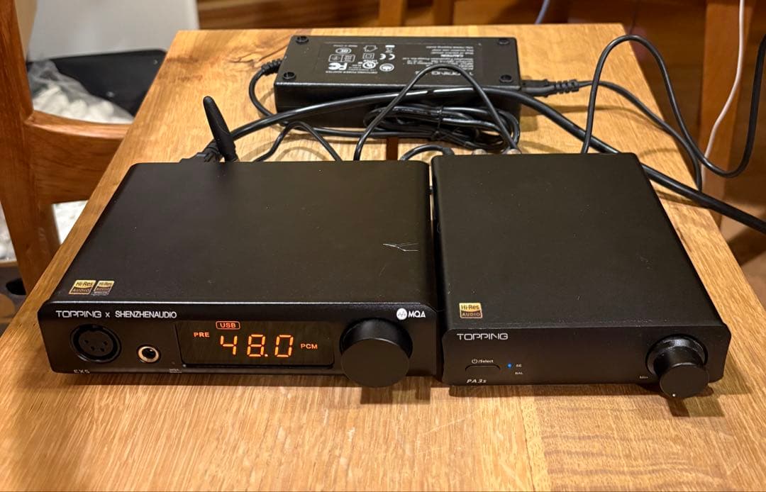 Topping EX5 DACプリアンプ、PA3s パワーアンプ　2台セット