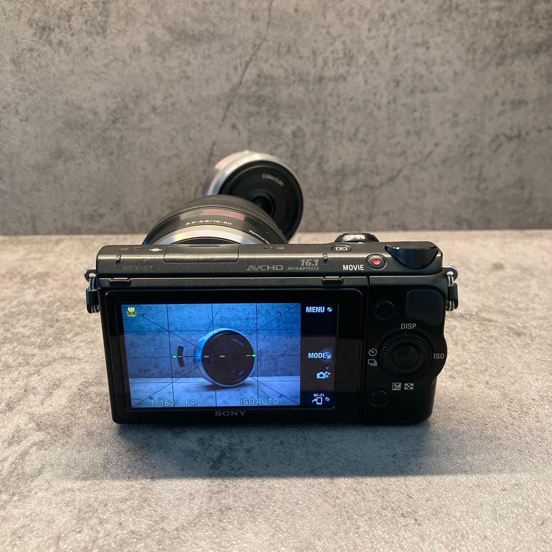 【スマホ転送・本体給電可能モデル】SONY NEX-5T レンズ3本セット