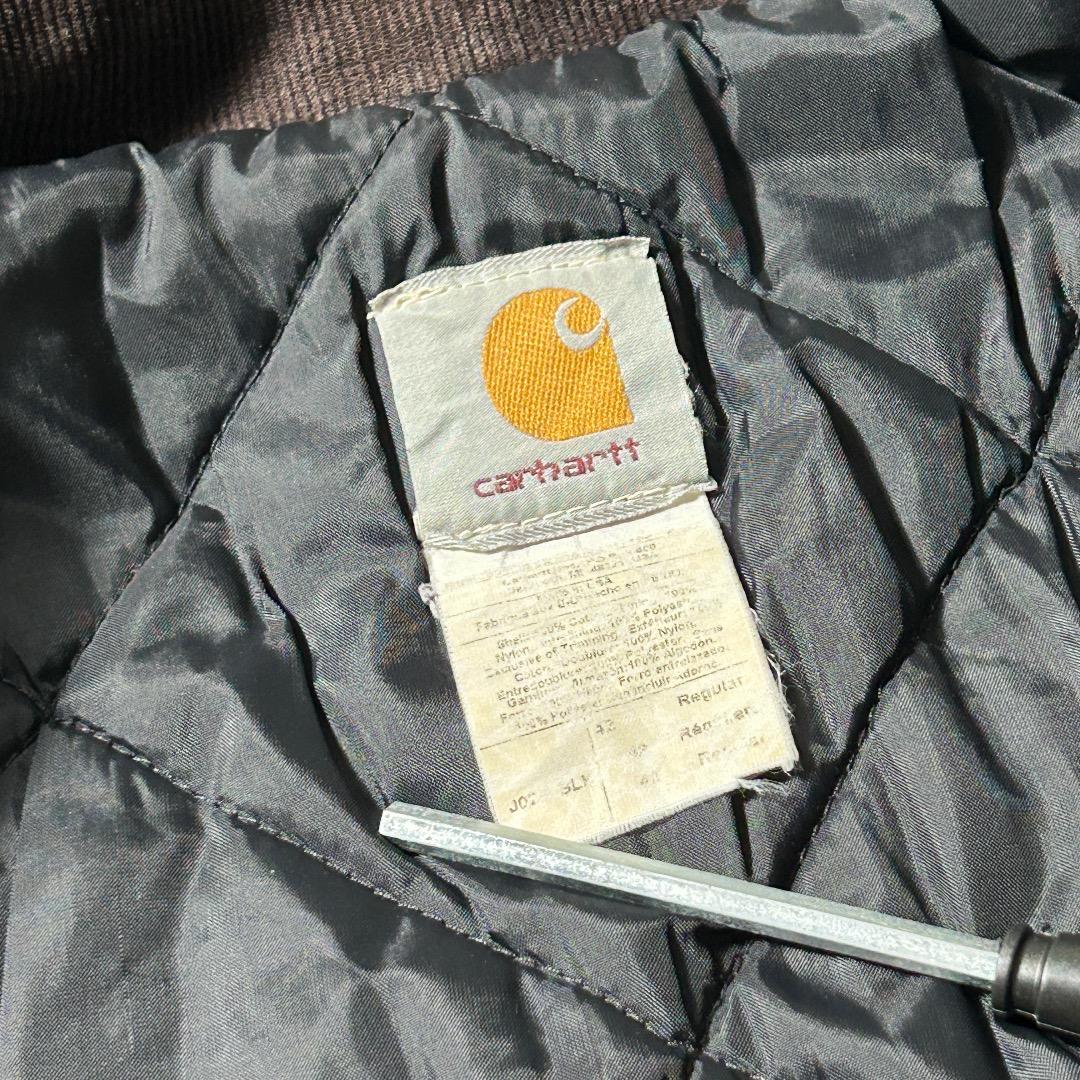 00s USA製 ブラック カーハート 短丈トラディショナル ダック