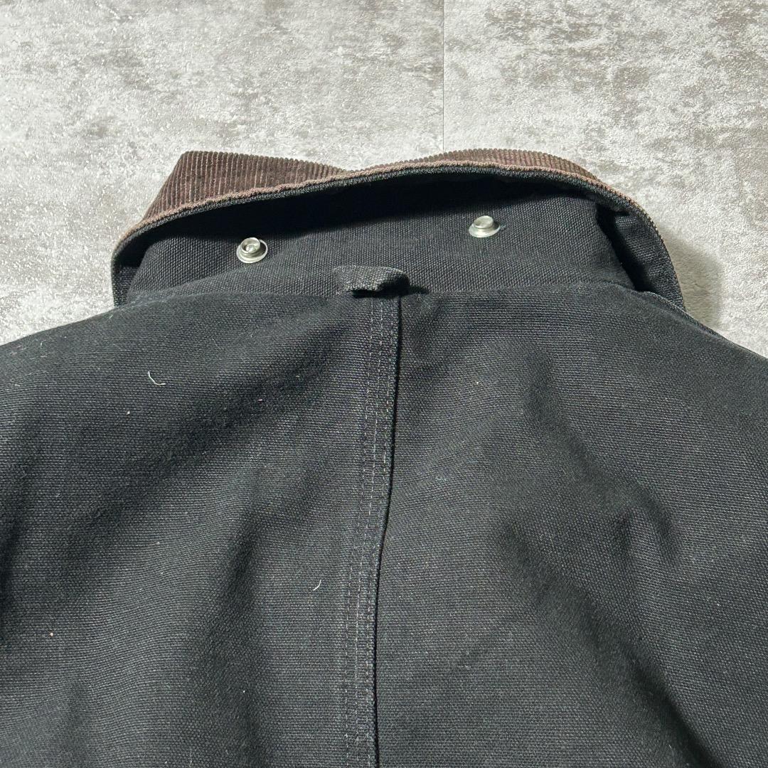 00s USA製 ブラック カーハート 短丈トラディショナル ダック