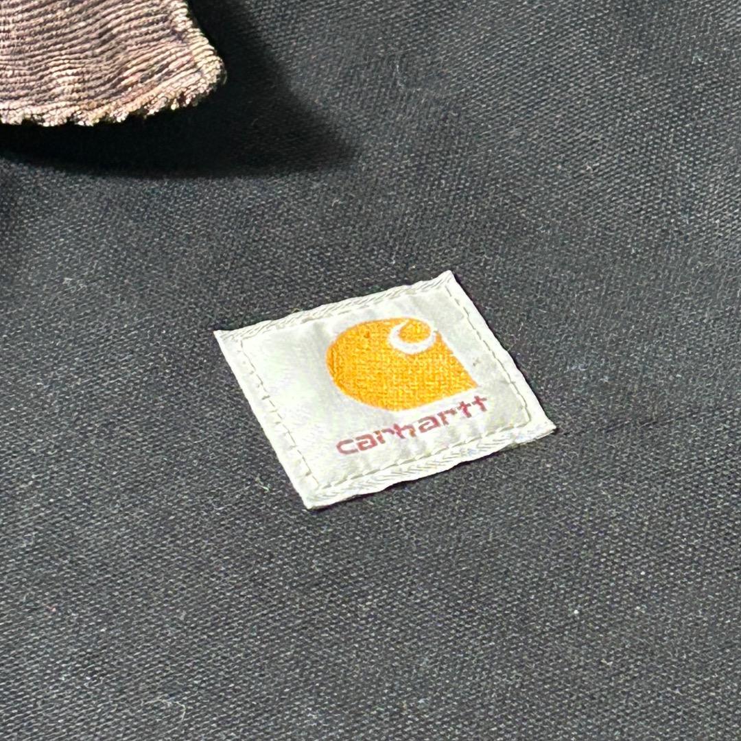 00s USA製 ブラック カーハート 短丈トラディショナル ダック