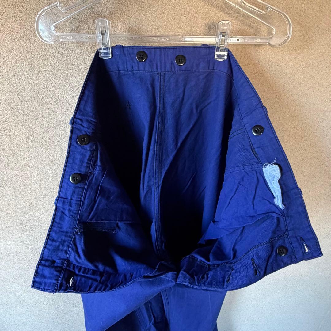 美品　50s フレンチワークパンツ　ボタンフライ