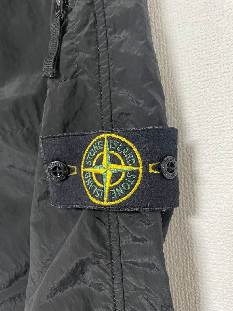 STONE  ブラックパンツ ナイロン Mサイズ