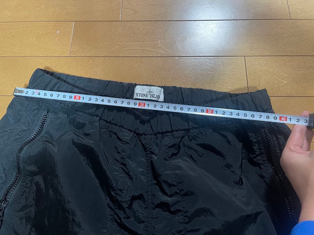STONE  ブラックパンツ ナイロン Mサイズ