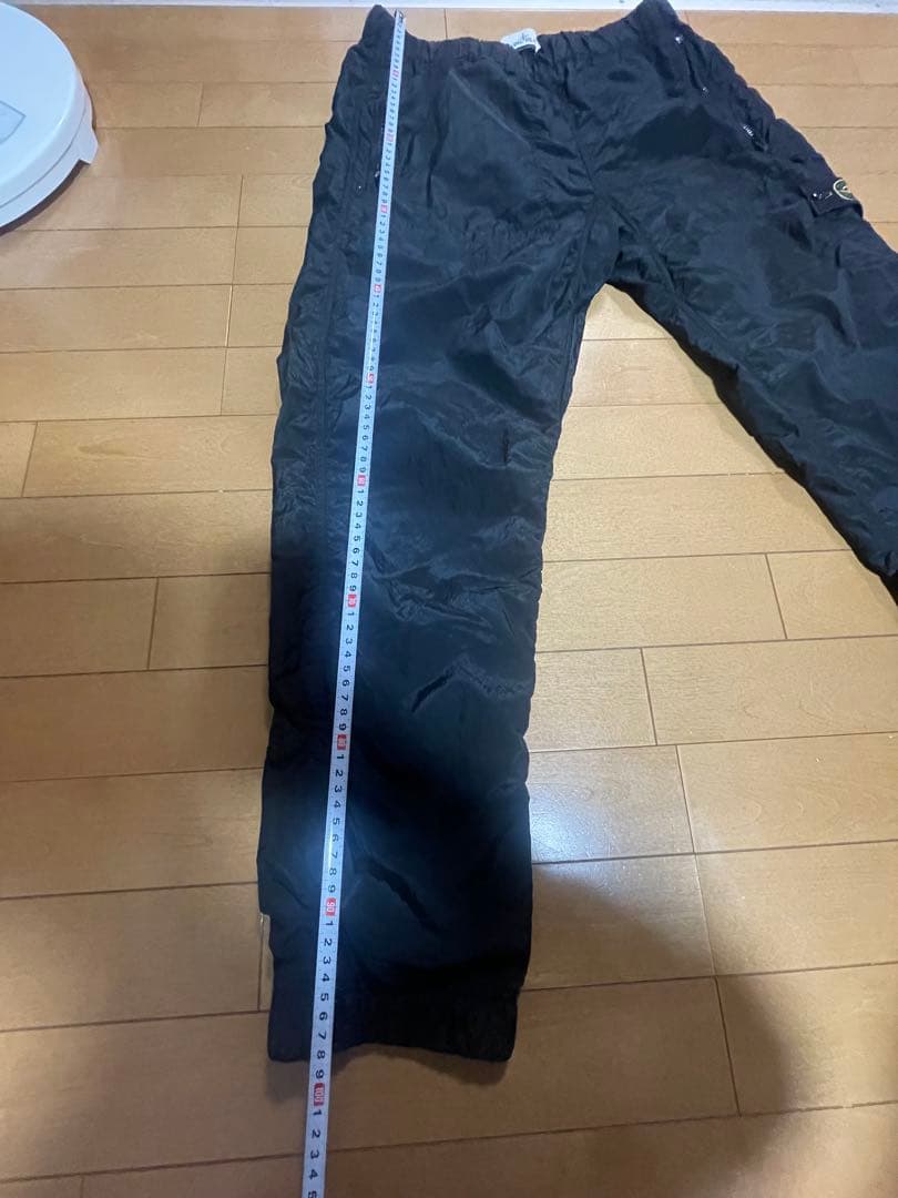 STONE  ブラックパンツ ナイロン Mサイズ