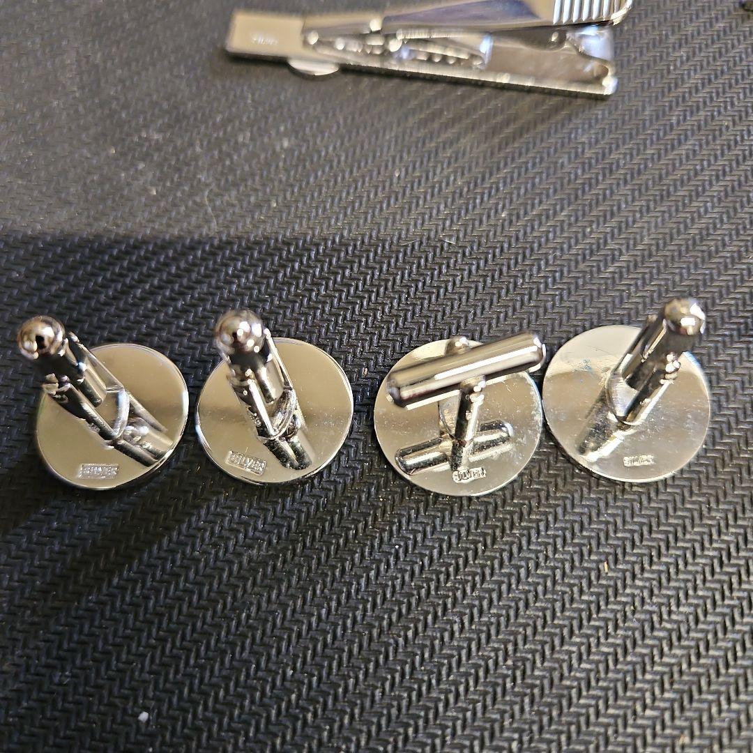 カ*ム様 カフス タイピン silver