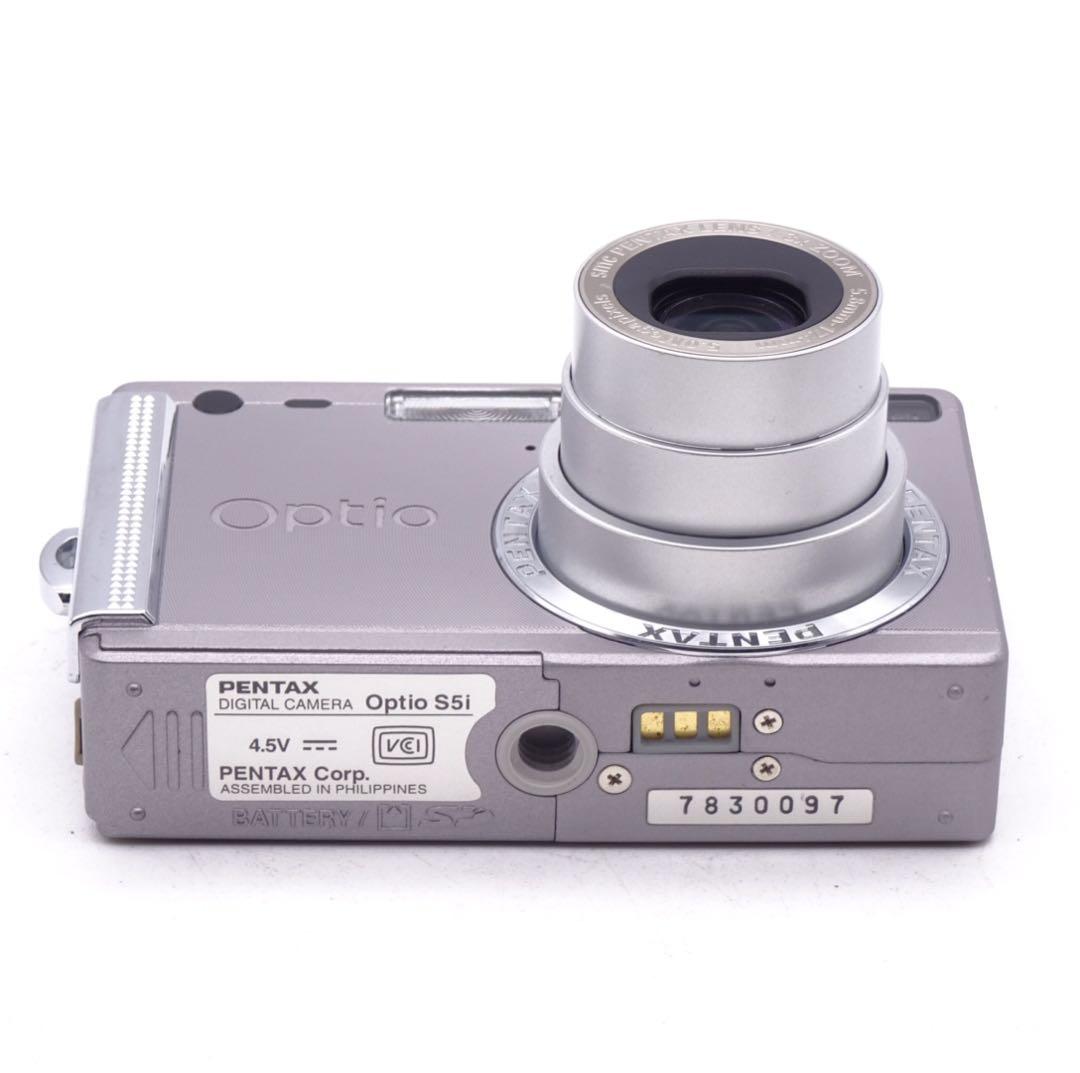 【完動美品】 PENTAX Optio S5i コンパクトデジタルカメラ