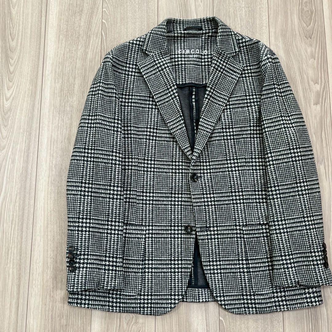 【未使用】CIRCOLO 1901 ジャージー グレンチェック テーラード 52