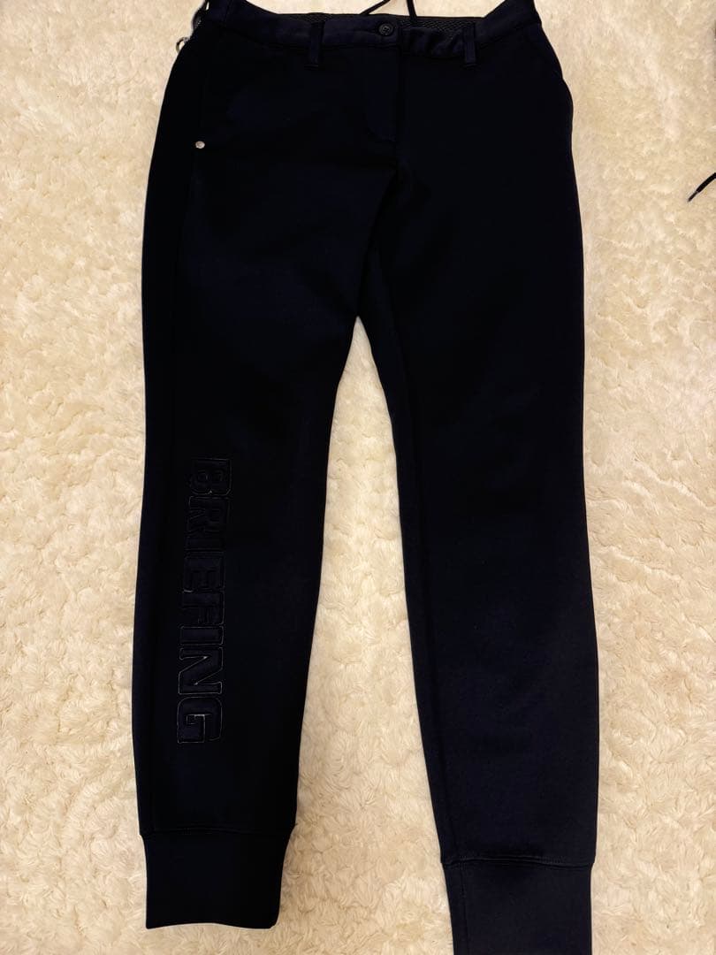 BRIEFING ブラックパンツ s サイドポケット付き