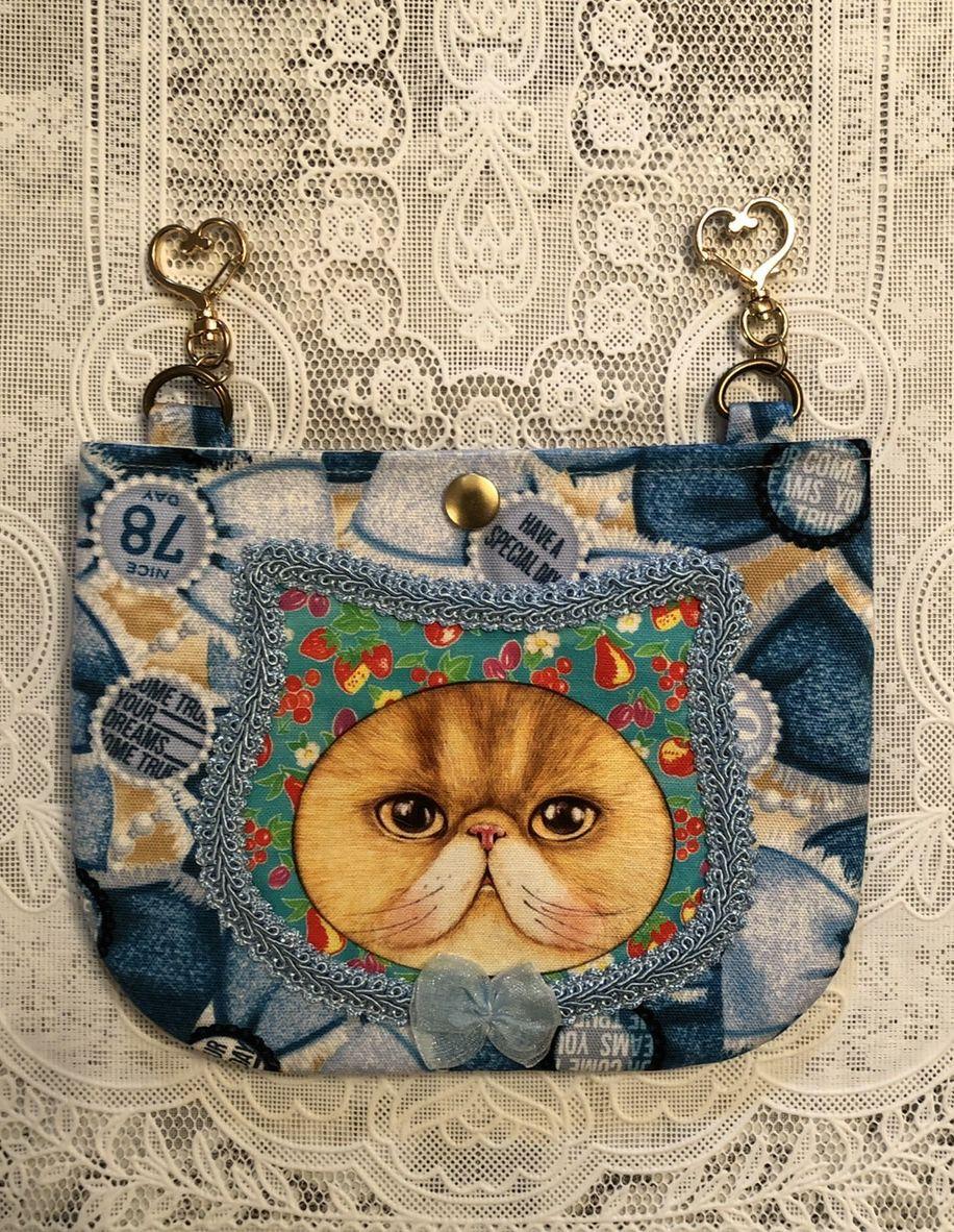 アミモモ☆コヤンイサムチョン☆クムお顔ぷっくりバッグポーチ☆猫バッグ2点