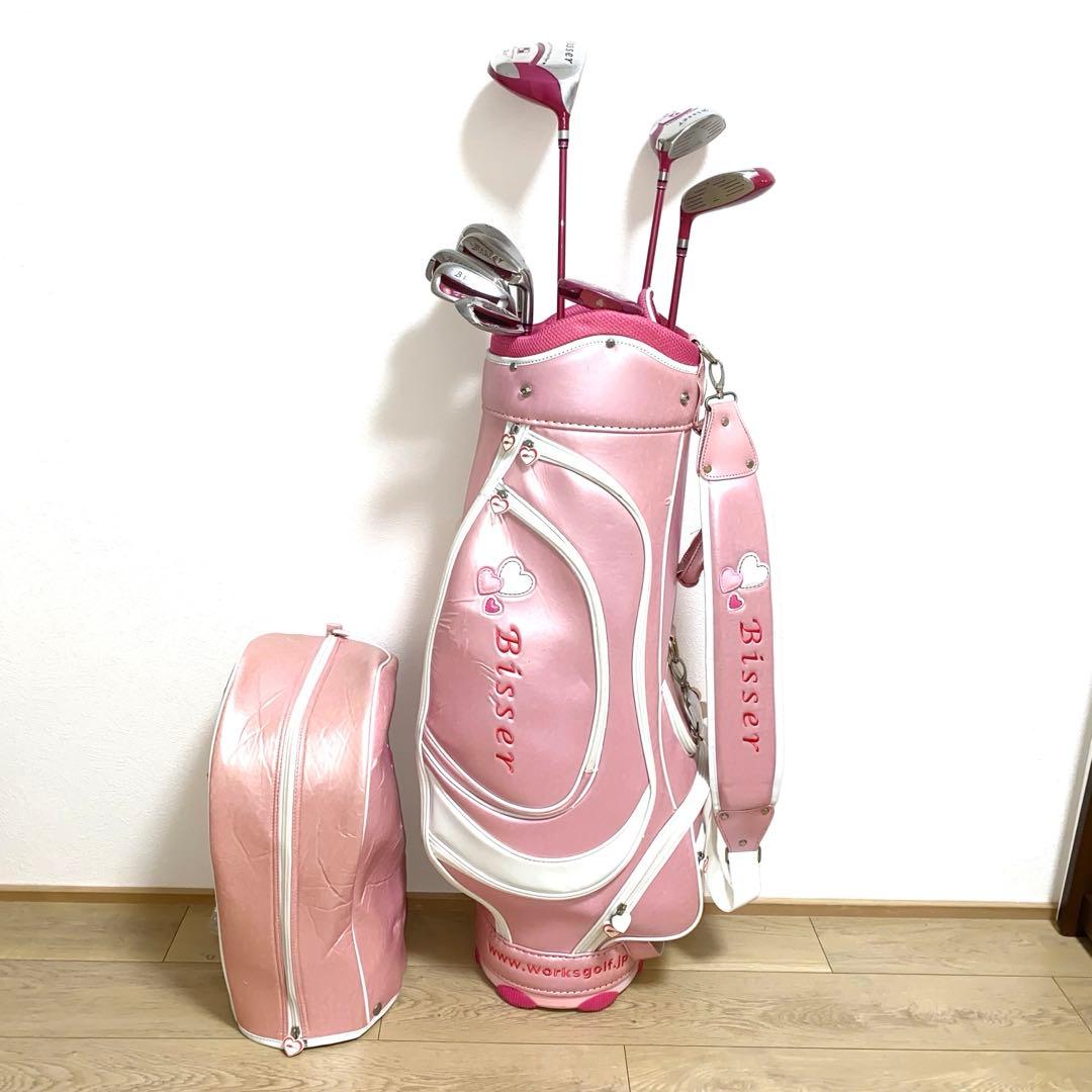 Bisserレディース用ゴルフクラブ フルセット☆初心者 女性右利き用 バッグ付