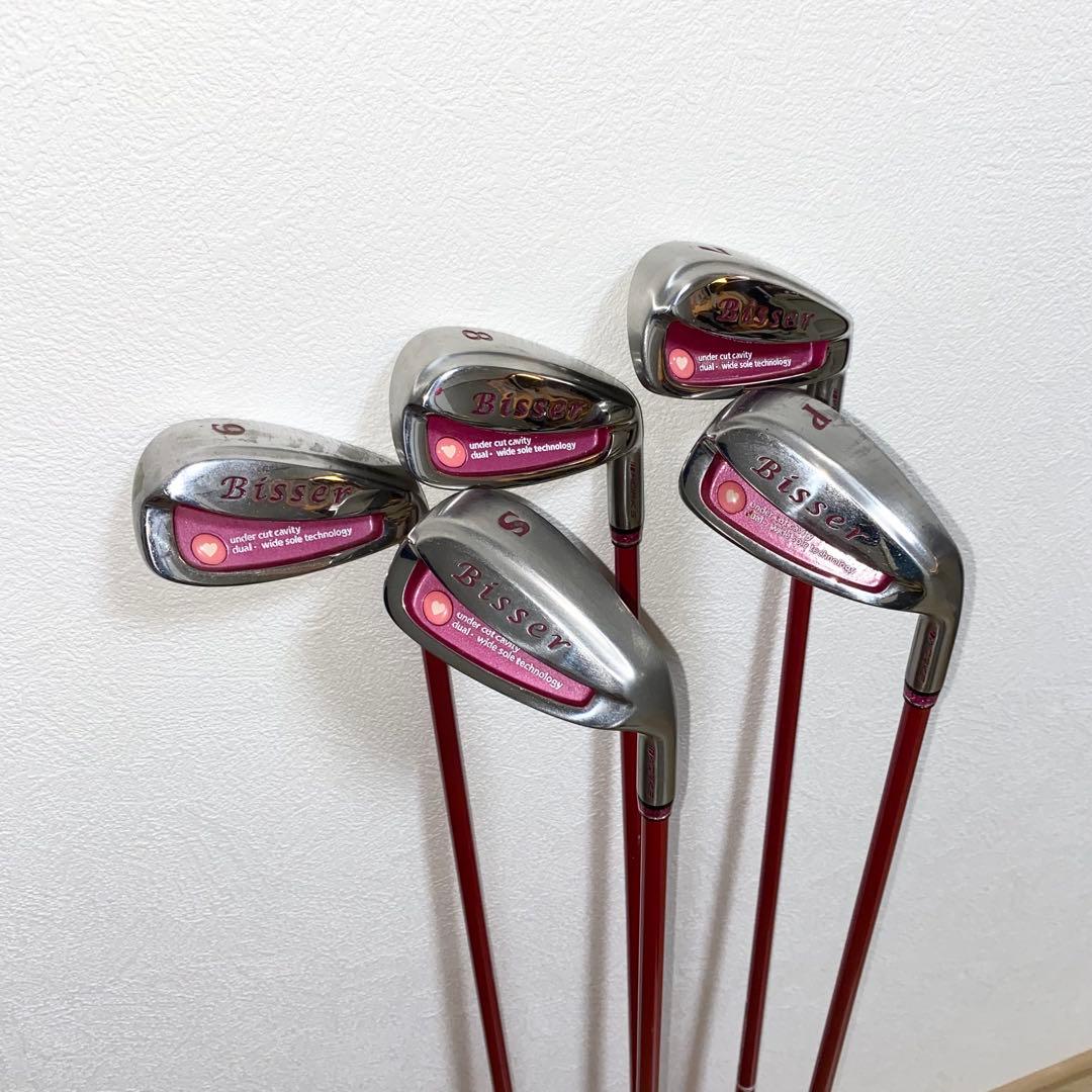 Bisserレディース用ゴルフクラブ フルセット☆初心者 女性右利き用 バッグ付