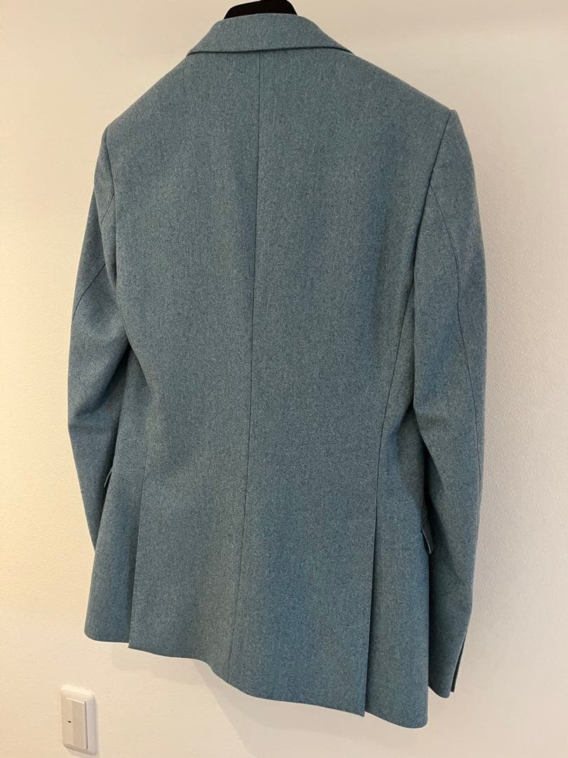 GUCCI グレーグリーンスーツジャケット 42U10