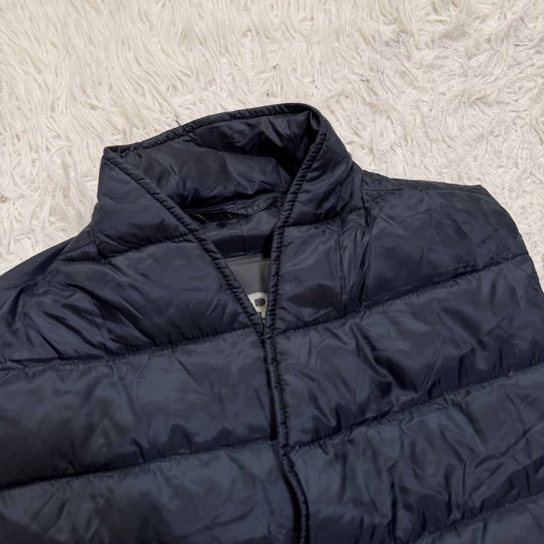 希少サイズ　美品　ヘルノ　ダウンベスト　ライトダウン　ジレ　ネイビー　44サイズ