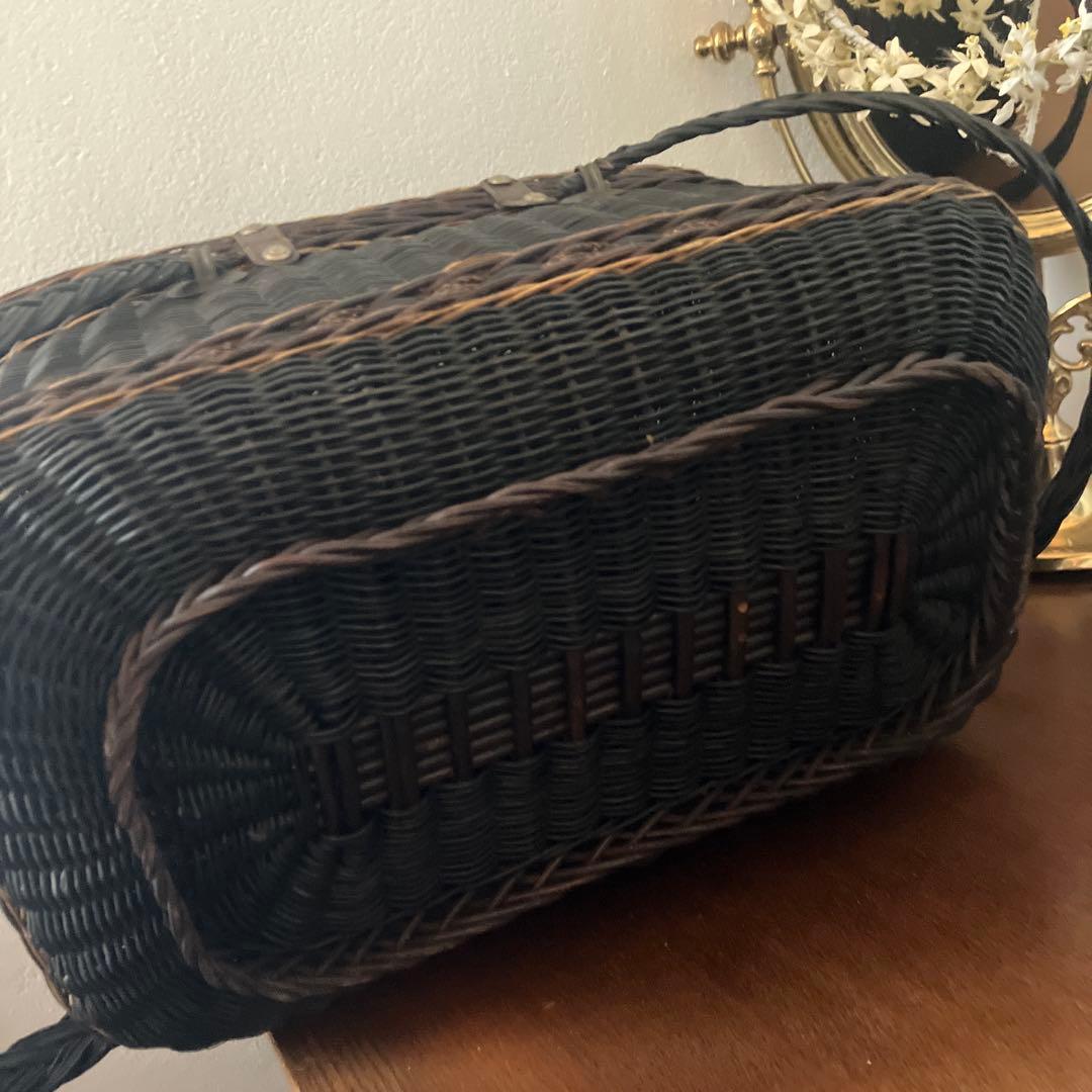 美品フランスアンティークパニエ　サック・ド・フィヨンセ　フィアンセバッグ