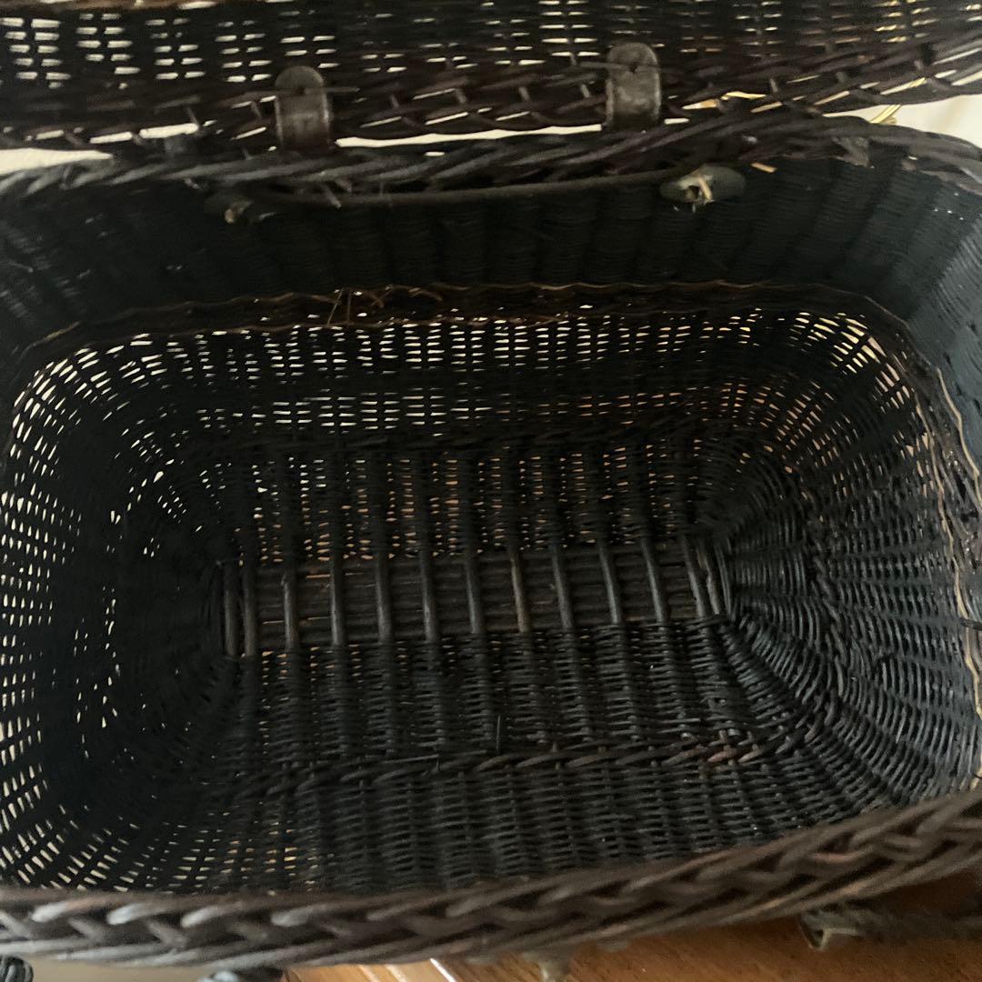 美品フランスアンティークパニエ　サック・ド・フィヨンセ　フィアンセバッグ