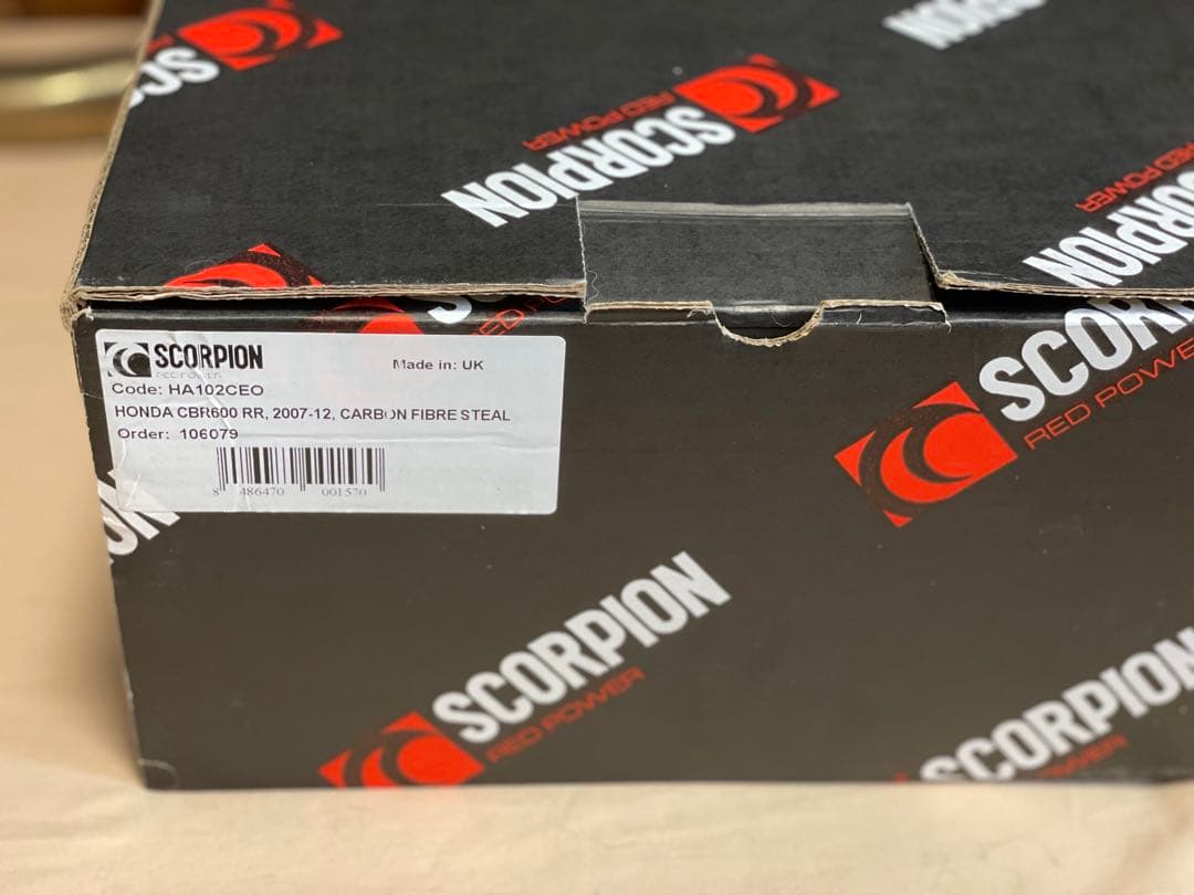 SCORPION CBR600RR マフラー