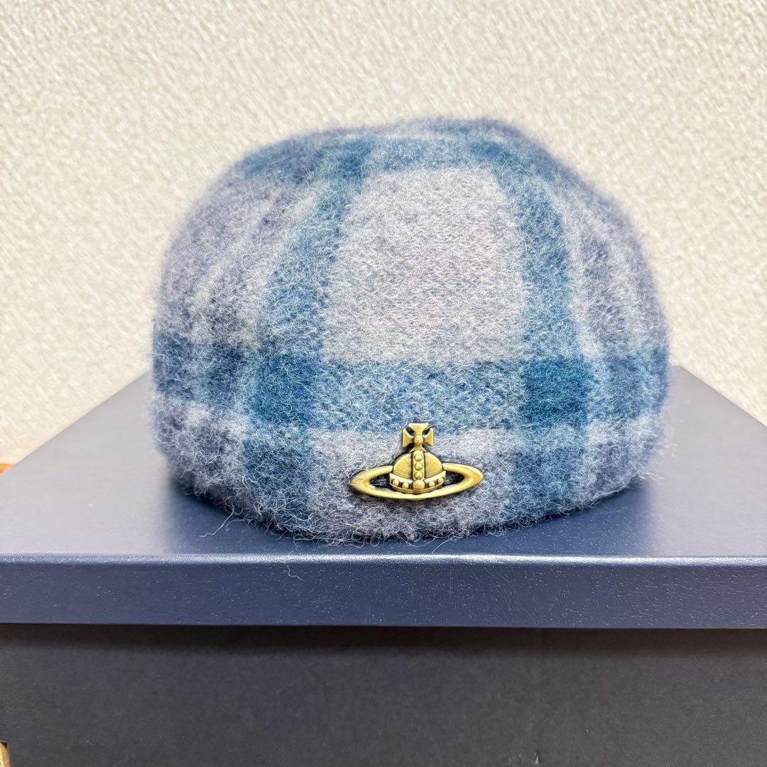 Vivienne Westwood ニット帽 アルパカ ウール S 金具 グレー