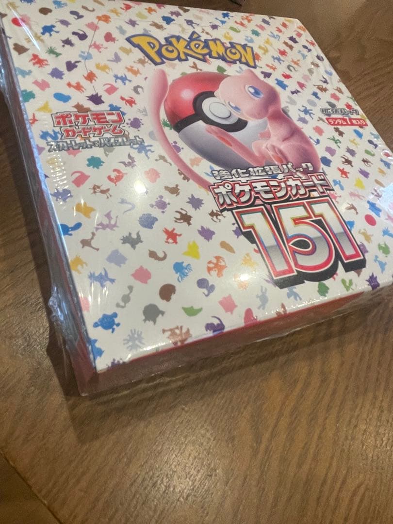 ポケセン産　シュリンクつき　ポケモンカード151 BOX